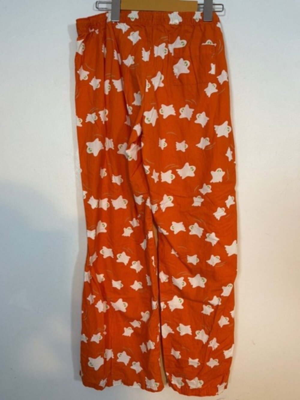 Old Navy Intimates Ghost Print Pajama Pants Orange Women’s Size M - Picture 5 of 7